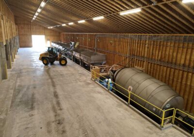 24-Ton rotary blender autobatch with front loader