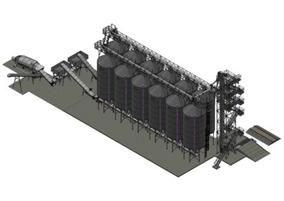 Doyle MFG Automated Blending system new fertilizer facility design layout